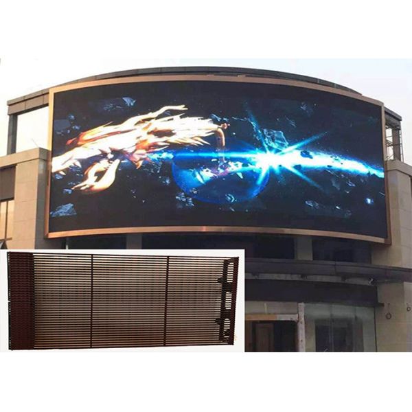 Energy Saving HD LED Display Outdoor Curtain Transparant Panel Adopting MBI 5124