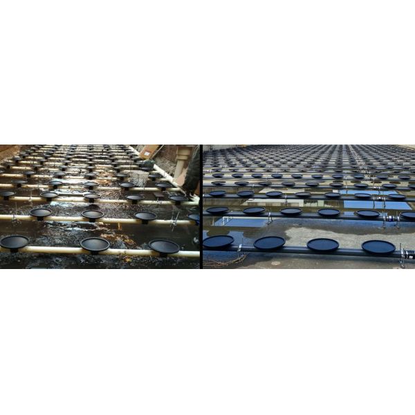 EPDM / PTFE 7inch SSI Aeration Disc Diffuser For Efficient Oxygenation