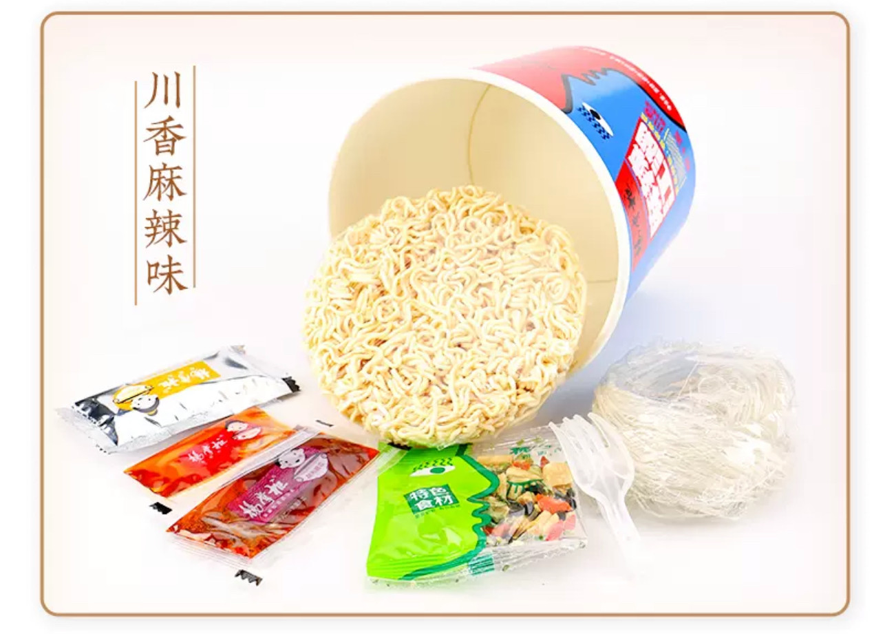 146g*12 JiangHu Cup Instant Noodles Средний Пикантный OEM Приемлемый
