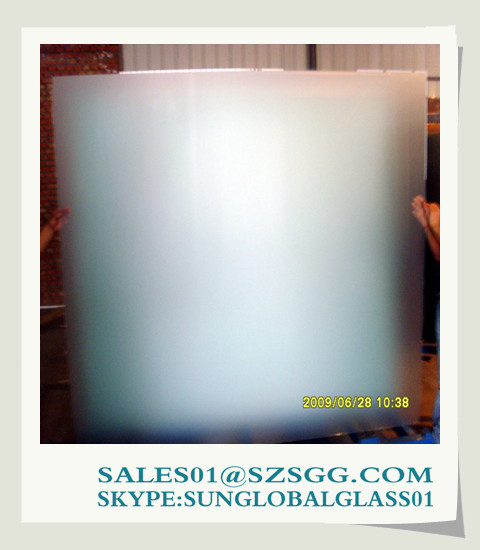 3mm to 19mm Frosted Bathroom Door Glass
