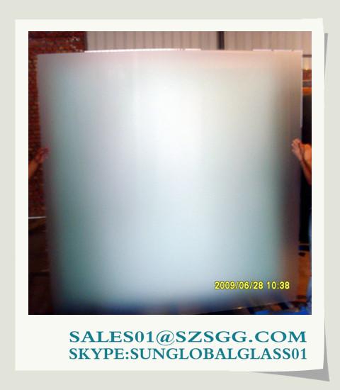 3mm to 19mm Frosted Bathroom Door Glass