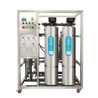 Sistema de tratamiento de agua por ósmosis inversa (OI) de acero inoxidable de 500 LPH con filtración de 4 etapas