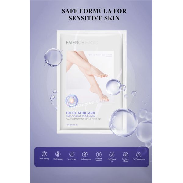 Wholesale Custom Moisturizing Peeling Mask Foot Massager Spa Skin Care Product Exfoliating Foot Masking Peel