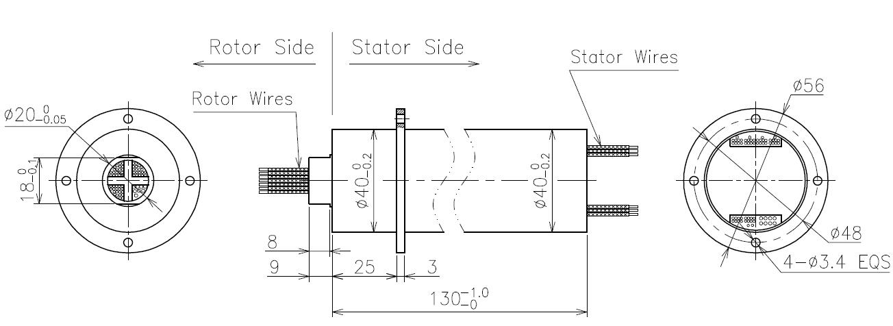 Вращение Мулти вращающего момента кольца выскальзывания ИП54 капсулы каналов низкого ровное для имитатора движения