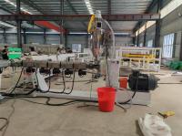 Linha de produção de tubos de plástico de dois fios da Siemens Motor para obras avançadas de construção