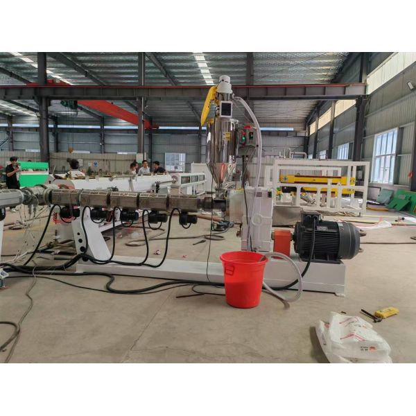 10000 KG Capacity Double Plastic Pipe Production Line With Omron Temperature Control
