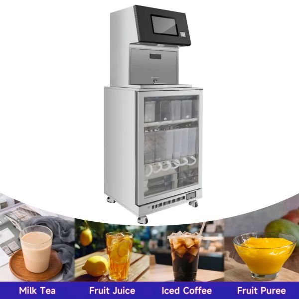 Fully Automatic Electric Bubble Tea Machine Maker Smart Beverage Machine 110V-220V Boba Tea Machine for Milk Tea Shop