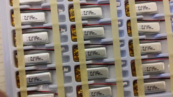 601230 caixa negra alta & de baixa temperatura IEC62133 do carro de bateria do polímero do lítio de 160mAh 3.7V