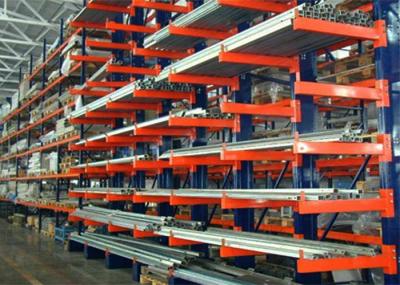 Double Side Structural Cantilever Pallet Racking Heavy Duty Customized Size