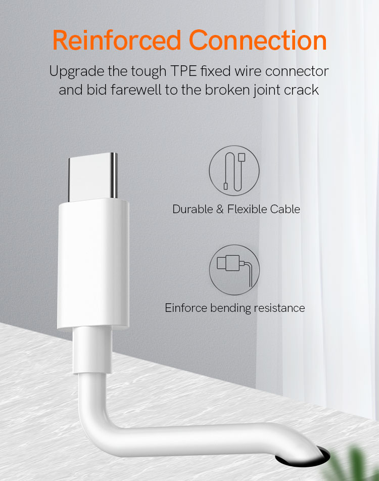 TPE 2M USB 3.0 Charging Cable 3A Fast Charging Cable