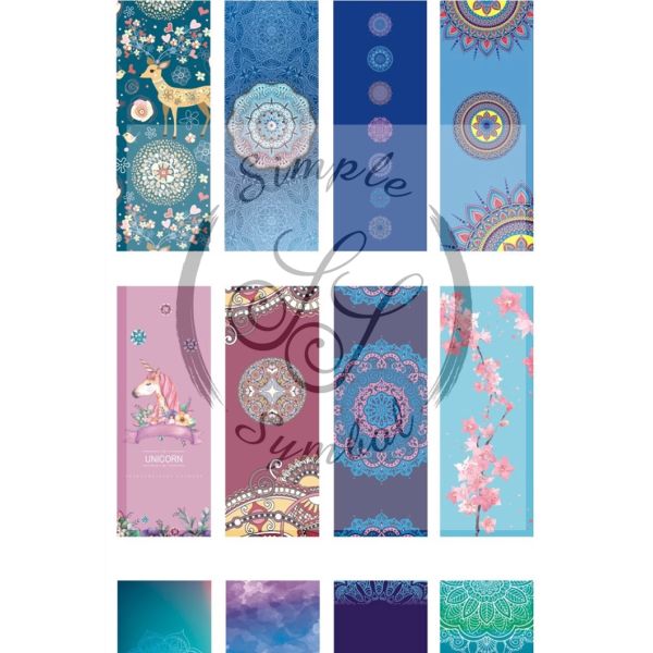 Color Printing Suede Anti-Slip Yoga Mat, Gymnastics Mats, Microfiber mats for Hot Yoga Pilate, Suede mat manufacture