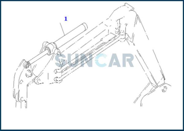 707-98-14610 7079814610 Arm Cylinder Service Kit for PC10-7 PC25R-8