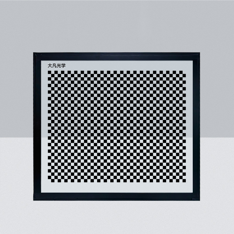 High-precision metal-framed checkerboard film   the preferred choice for large-format transmissive calibration