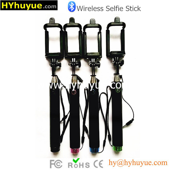 2015 top 10 Foldalbe Molopod Selfie Stick with Cable from HYhuyue manufacturer