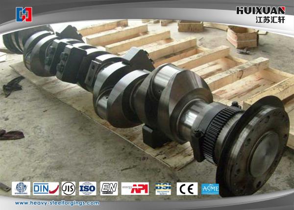 Carbon Steel Accurate Crankshaft Forging Heat Treatment For Marine