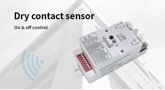 6м Монтажный микроволновой датчик движения переключатель сухой контакт HNS201DC DIP