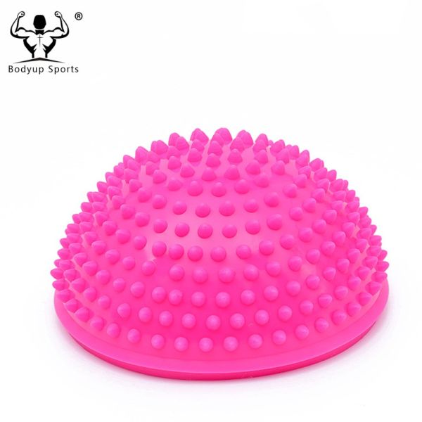 PVC Inflatable Half Ball Foot Massager , Durable Half Balls For Feet 16*9 Cm