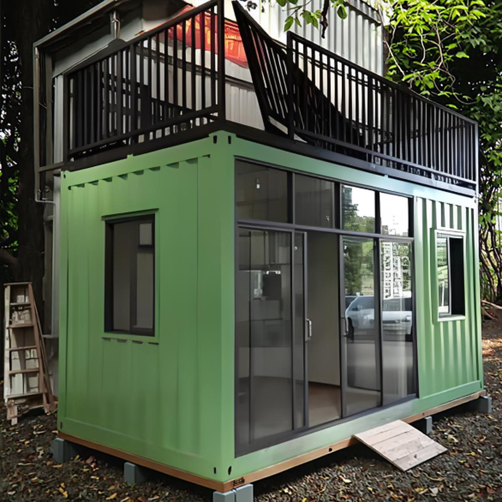 20ft Detachable Container House with Steel and Sandwich Panel Material for Office Modular Tiny House