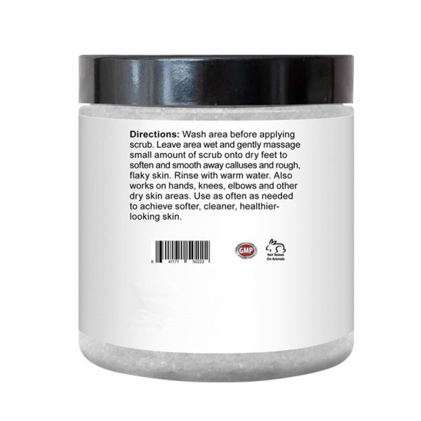 Tea Tree All Natural Body Scrub 100% Pure Dead Sea Salt For Killing Foot Fungus