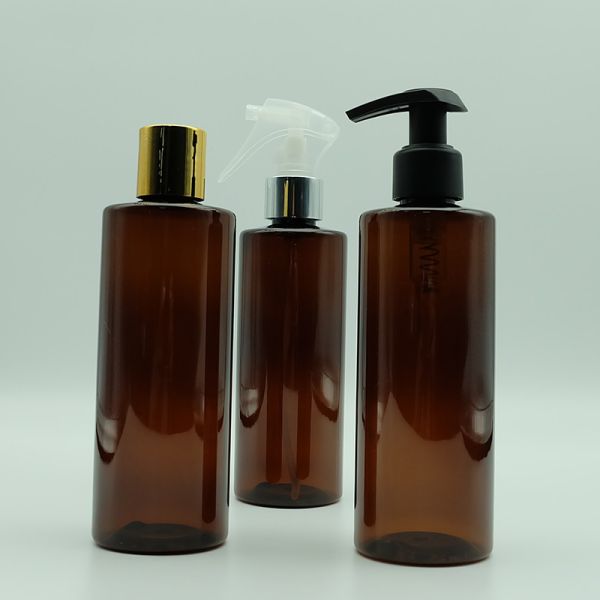 JL-PET2302 24/410 PET plastic soap dispenser bottle 250ml Cylinder
