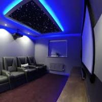 L'étoile optique de scintillement de la fibre LED allume le panneau de fibres agglomérées 9mm de polyester de plafonniers profondément