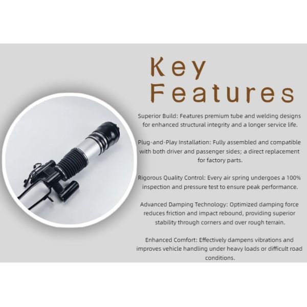 4MATIC Air Suspension Shock Strut  Front Right  For Mercedes E-Class W211 2113209613
