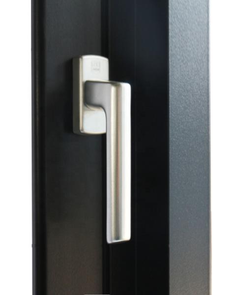 SandBlasted Aluminum Folding Windows , Toughened Glazed Bifold Glass Windows