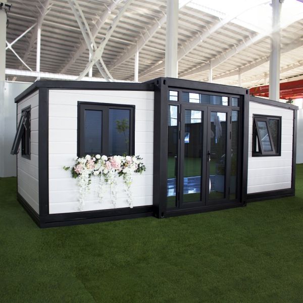 Compact Structure Expandable Container House Steel Frame Prefab Container Homes