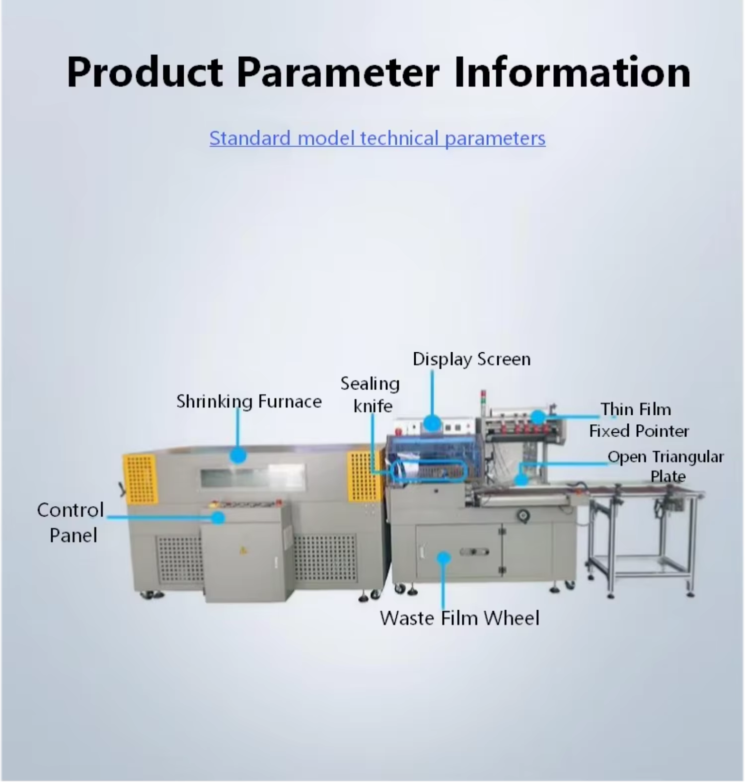 Fully Automatic Sealing and Cutting Heat Shrink Machine Mineral Water Heat Shrink Film Packaging Machine Plastic Sealing Machine