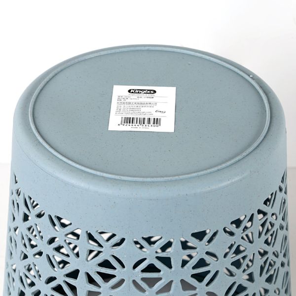 Hollow Out Small Plastic Wastebasket With Lids Pressure Rings