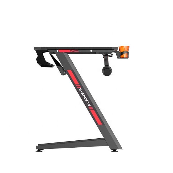 Customized Boutique Metal Flat Table Gaming Desk with Other Surface Material in Blue