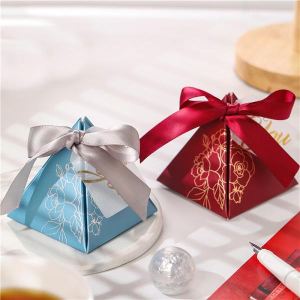High Quality Holiday Party Candy Box Creative Gift Box Exquisite Triangle Packaging Box