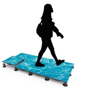 P2.6 Interactive LED Floor Display COD SMD1515 14.5kg 500x500mm For Exhibitions