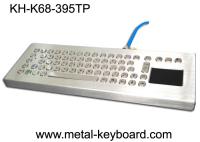 Clavier mécanique industriel de bureau d'acier inoxydable avec le Touchpad rocailleux