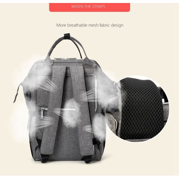 Fashion Waterproof Diaper Bags Mummy Maternity Nappy Changing Bag Large Capacity Travel Backpack drop shipping for Mom&Dad