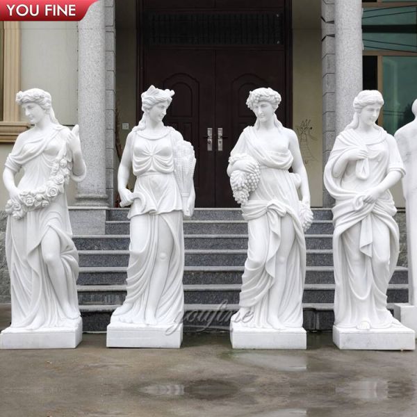 Decor Marble Four Season Custom Realsize Human Figure Sculpture