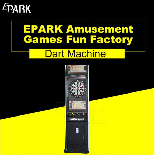 Metal Material Coin Operated Electronic Dart Machine For 4 Players