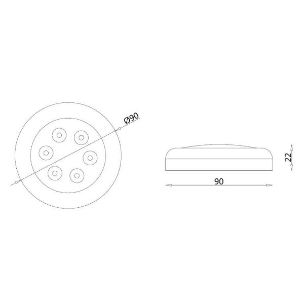 Водоустойчивый свет учтивости СИД IP68 для морского пехотинца яхты шлюпки вокруг светов акцента
