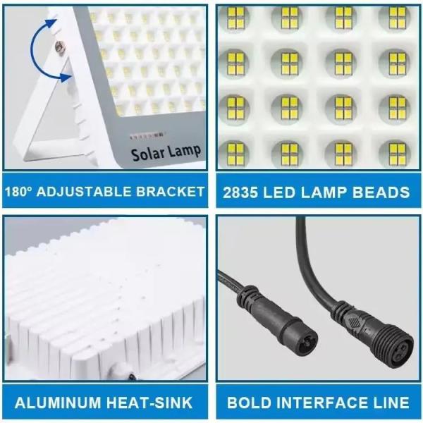 300w High Powered Solar Security Lights IP67 Solar Panel Garden Lights Outdoor