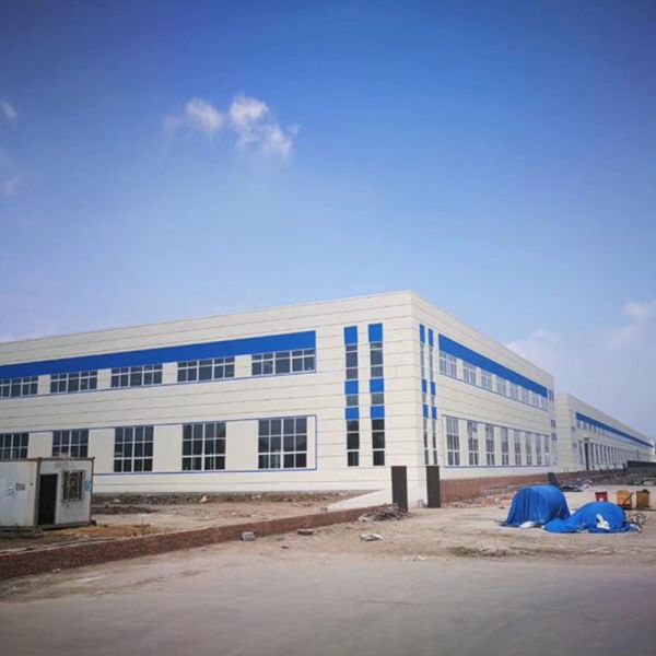 Steel Structure Warehouse Shed Painting / Galvanizing Prefab Metal Building Kit