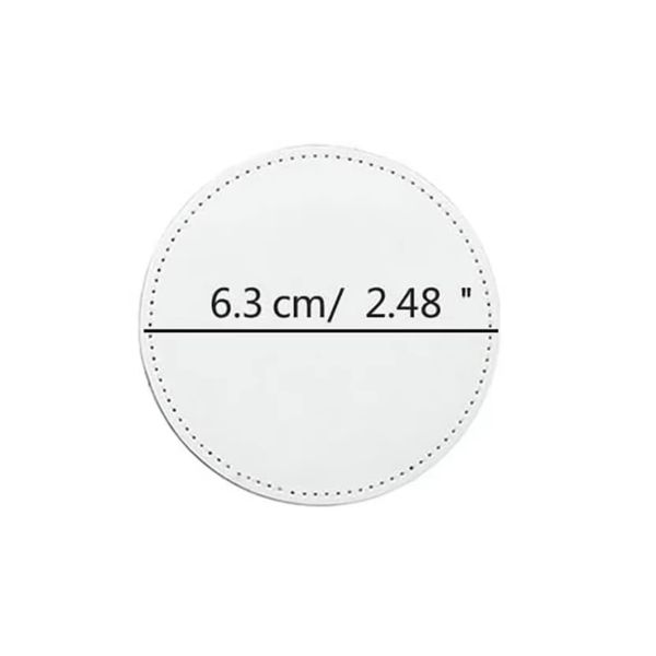 Different Shapes Blank Sublimation Leather Patches For Hat Shirt Dress Sweater Jeans Bags