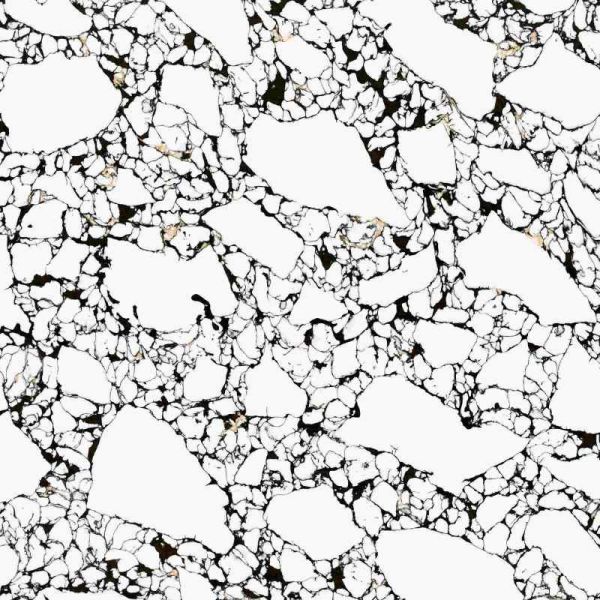 OLK9606 - Kitchen Worktops Black And White Stripe Best Price Popular Panda White Quartz