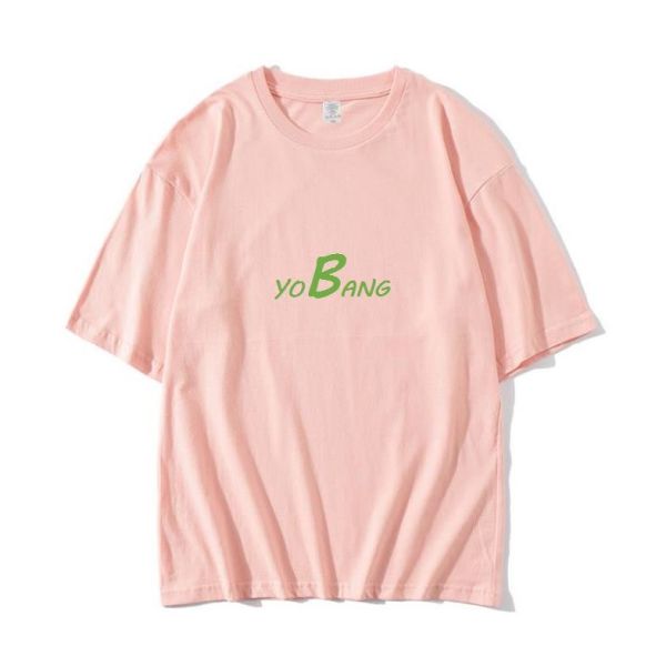 Hip Pop Skateboard Clothing New Look Cotton Oversized T Shirt In Pink For Men