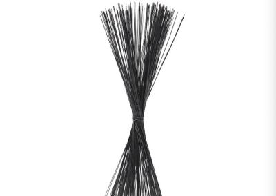 Straight Cutting Iron Binding Wire 0.8mm Diameter 450mm Length Black Annealed Wire