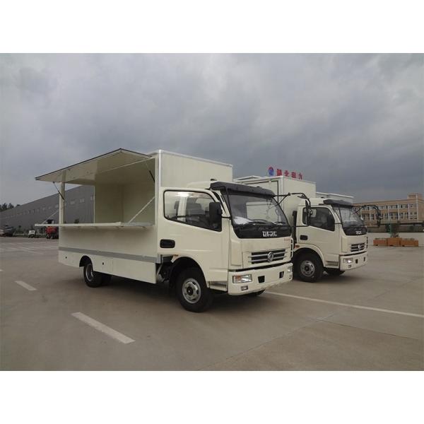 Small Cargo Van Truck Food Vending Truck Left Steering Manual Transmission