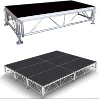 Étape portative d'alliage d'aluminium de concert allumant l'étape de mariage d'intérieur et extérieure