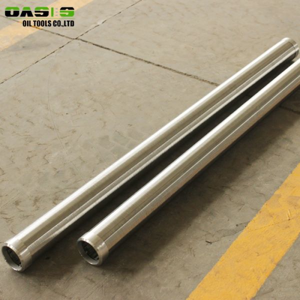 SS 304L Water Well Screen Pipe In Borehole Welding Rings End Connection