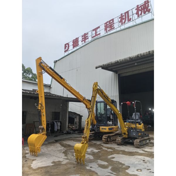  Customize The Long Reach Boom 5.5m 8m Arm With Bucket Used For Mini Excavator ER16HPLUS  Liugong35 Q355B