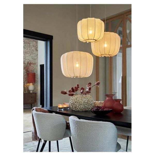 Nordic Designer Fabric Art Chandeliers Home Decor Retro Pendant Lamp (WH-VP-321)