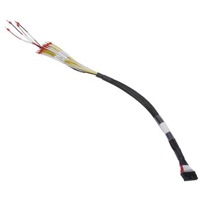 Braided Mylar Flat Wiring Harness Cables With 16 Connectors OEM